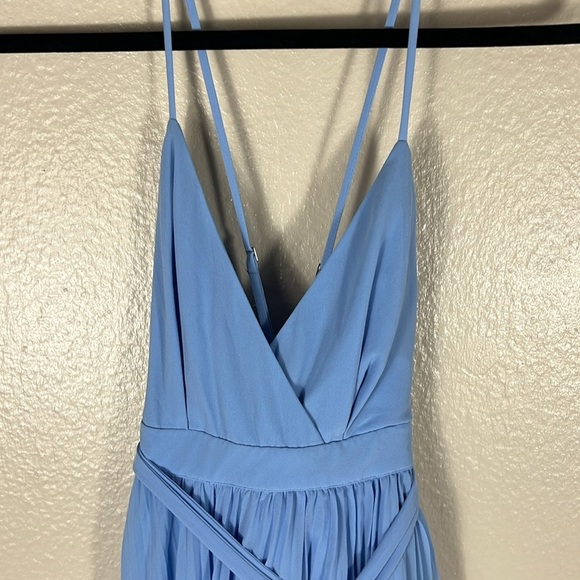 Michael Costello x Revolve Ale Gown in Light Blue - Picture 7 of 11